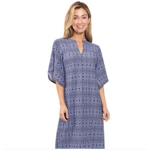 Jude Connally Ruby Harbor Medallion Maxi Midi Dress Size Small 2581